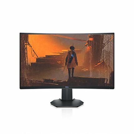 Dell Gaming S2721HGF 27 Inch Curved FHD 144Hz (1920 x 1080) VA Ultra-Thin Bezel Monitor, Nvidia G-Sync and AMD FreeSync (HDMI, DisplayPort), VESA