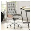 NXYJD Executive Massage Ergonomic Swivel High Back Thick Cushion PU Leather Office Chair