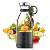 Slenderblender Portable Fruity Bullet Blender | Personal Blender Bottle with 4 Stainless Sharp Blades | A Blend of Luxury and Utility (Pink)