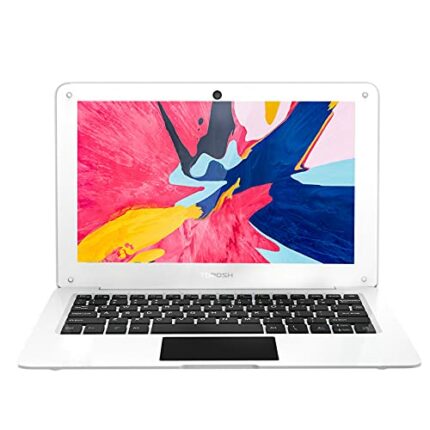 TOPOSH 10.1 Inch Windows 10 Laptop PC Mini Computer Notebook 4GB RAM+64GB SSD Intel Celeron N3350 Dual-Core Graphics 1.1 GHz Supports TF Card Blu