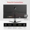 Z-Edge 24.5" Gaming Monitor, Z-Edge UG25I FHD 1920x1080 240Hz Gaming Monitor, 1ms Frameless LED, AMD Freesync Premium Display Port HDMI Built-in