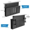 No Drill Under Desk Cable Management Tray, MEEKAKEE [Upgrated] Wire Management, Metal Cable Tray, Wire Organizer Under Desk, Desk Storage Holder