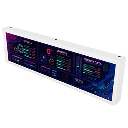 Dpofirs 8.8 Inch AIDA64 CPU GPU SSD Data Temperature Monitor, External Expansion Display CPU Hardware Temp Monitor, IPS USB Mini Screen Display f