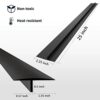 2 Pack Silicone Stove Counter Gap Cover, 63cm/25" Long Kitchen Counter Gap Filler, Heat Resistant Gap Filler Seals Spills Between Counter, Stovet