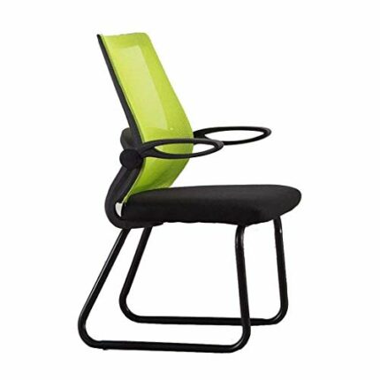 WJCCY Modern Ergonomic Mid-Back Computer Executive Office Chair with Padded Armrests Adjustable Seat Height