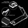Transparent Pen Holder Display Stand 2 Pieces Acrylic Makeup Brush Rack Organizer Clear Pen Stand Office Pen Display Stand Makeup Brush Drying Ra