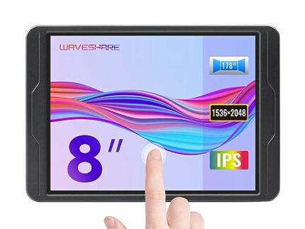 waveshare 8inch 2K Capacitive Touch Display, Optical Bonding Toughened Glass Panel, 1536×2048, IPS, High Compatibility