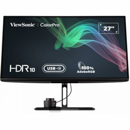 ViewSonic ColorPro VP2786-4K 27-inch IPS 4K UHD Monitor, 60Hz, 5ms, with HDR10, ColorPro Wheel, 90W USB-C, HDMI, DisplayPort, Fogra, Hood, for Pr