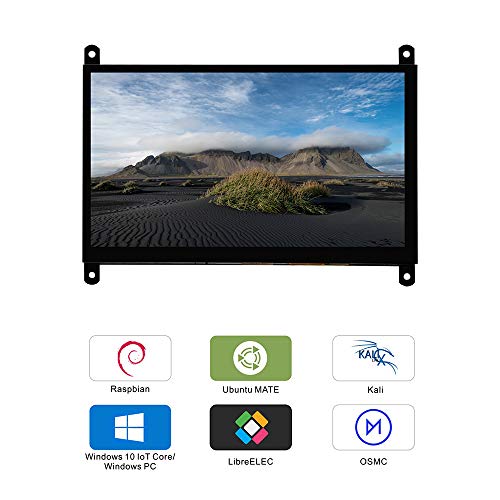 OSOYOO 7 Inch DSI Touch Screen LCD Display 800x480 for Raspberry Pi 4 3 3B+ 2