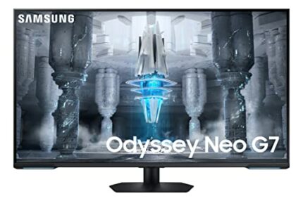 Samsung Odyssey Neo G7 LS43CG700NUXXU 43" 4K UHD Mini LED Smart Gaming Monitor - 3840x2160, 144Hz, 1ms, HDMI 2.1, Full Smart Platform, Speakers,
