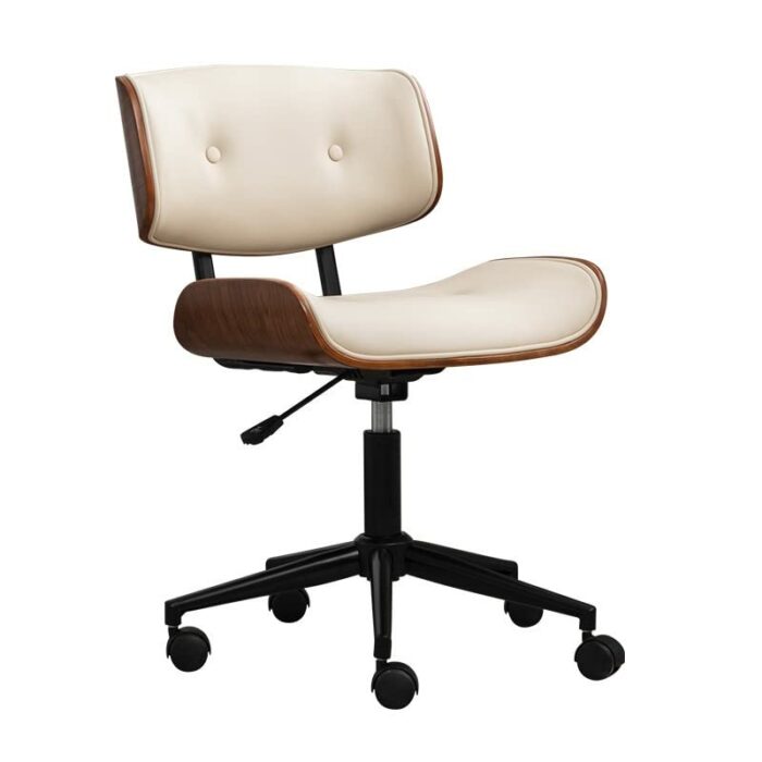 SLNFXC Computer Chairs Solid Wood Study Chair Liftable Swivel Chair Office Chairs (Color : D, Size : Talla �nica)