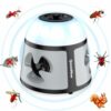 4 Working Modes Mice Repellent Plug in with Flashing Light, 200 M² Wide Frequency Range Pest Repeller Outdoor Indoor for Rodent Mice Rat Spider C