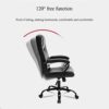 CZDYUF Executive Office Chair Wide Seat Swivel Rolling Chair Ergonomic Desk Computer Chair High Back & Lumbar Support Arms for Home Office Black