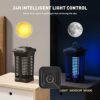 ZFITEI 2023 Upgraded Fly Killer with Light Sensor,4200V UV Waterproof Fly Zapper,Mosquito Killer Effective Range 2300 Sq.Ft for Indoor and Outdoo