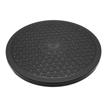 MxMan Lazy Susan 360° Turntable - 10" Lazy Susan Turntable Non-Slip Rubber-High Weight Load-Rotating Project Turntable for Monitors/TV's/Cake Dec