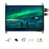 7 inch HDMI LCD (H) 1024x600 IPS Capacitive Touch Screen Display LCD Supports Multi Mini-PCs Raspberry Pi BB Black Banana Pi Game Consoles @XYGSt