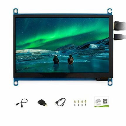 7 inch HDMI LCD (H) 1024x600 IPS Capacitive Touch Screen Display LCD Supports Multi Mini-PCs Raspberry Pi BB Black Banana Pi Game Consoles @XYGSt