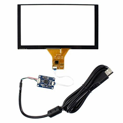 VSDISPLAY 6.2" Capacitive Touch Panel VS062TC01-C1 Compatible With 6.2 Inch 800x480 16:9 LCD Screen, Support 10 points Muti-Touch