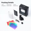 VIJIM VL120 Powerful LED Video Call Lamp Kit with Suction Cup for Laptop/Computer/Monitor