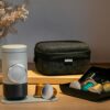 WACACO Minipresso NS2 Case, Protective Case with Capsule Box, Coaster, and Towel, Accessory for Minipresso NS2 Machine