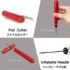 2-in-1 Air Pressure Wine Opener with Foil Cutter Wine Bottle Opener Easy-Open Air Pump Wine Opener Portable Travel Wine Corkscrew Handheld Wine C