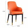 WALNUT Simple Home Chair Restaurant Hotel to Discuss the Meeting Chair to Eat Stool Desk Chair Parlor Chair (Color : A)