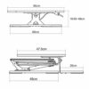 LXXSH Standing Office Lifting Table Foldable Mobile Lifting Table Sitting Platform Desk Notebook Lifting Table