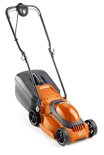 Flymo EasiMow 300R Electric Rotary Lawn Mower - 30 cm Cutting Width, 30 Litre Grass Box, Close Edge Cutting, Rear Roller, Manual Height Adjust, C