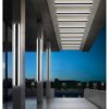 TZSMUM LED Outside Garden Wall Lights Indoor/Outdoor Long Strip Lamp Black Exterior Sconce Aluminium Up Down IP67 Waterproof Modern Terrace Yard