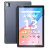 SGIN 10.1 Inch Tablet Android 13, 4GB RAM 128GB SSD (TF 256GB), Octa-Core Processor, 2MP+8MP Camera, 800x1280 FHD IPS, 6000 mAh Battery Tablet wi