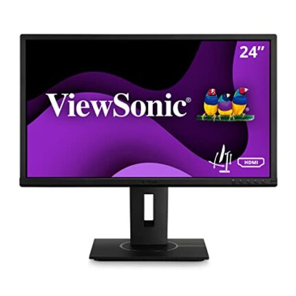 ViewSonic VG2240 22-inch Full HD Ergonomic Business Monitor with Dual Integrated Speakers, HDMI, DisplayPort, USB 3.2, VGA, Productivity Software