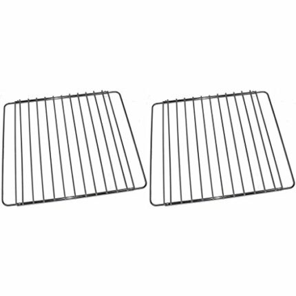 Ufixt 2 x Universal Chrome Adjustable Fixed Arm Grill Shelf for all Oven Cooker & Grill (310mm x 360 / 590mm)