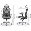 WALNUT Office Chair -Ergonomic Computer Chair Home Simple Game Seat Sedentary Reclining Back Office Lift Swivel Chair