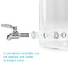 304 Stainless Steel Water Dispenser Replacement Spigot, Beer Tap Barrel Tap, Type Dispenser Faucets, Beverage Dispenser Tap for Beer Keg Glass Co