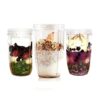 Yyyuluo Juicer Cups for NutriBullet Replacement Parts 600W 900W 18OZ 24OZ 32OZ Clear Mugs Blender Juicer Mixer Accessories(18OZ)