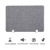 Jhanw Desk Dividers Partitions for Office Desk, Portable Privacy Panel with Clamp, Sneeze Guard Desk Shield 36" x 24", Grey Office Dividers Parti