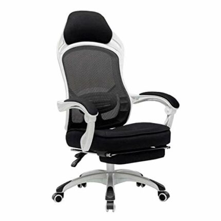 n/a Modern Ergonomic Mid-Back Computer Executive Office Chair with Padded Armrests Adjustable Seat Height