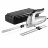 VonShef Electric Carving Knife With Two Serrated Blades For Multi-Purpose Use, Ergonomic Handle Plus Low Vibration & Noise For Your Comfort, Meat