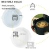 2 Pcs Reusable Air Fryer Silicone Liners, 7 Inch Non-Stick Air Fryer Silicone Pot, Replacement of Parchment Paper Liners Air Fryer Accessories, F