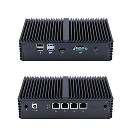 Mini PC Linux Kettop-Mi4300YL Intel i5-4210Y, 3M Cache,Up to 1.9GHz AES-NI (8GB DDR3 RAM 256GB SSD WIFI) Fanless,4 x Intel I211-AT/I210-AT LAN,Wi