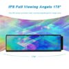 VSDISPLAY Y60 PC Case Display Monitor,12.6 inch 1920X515 NV126B5M-N41 IPS eDP LCD Screen with 2mini HDMI Video Port