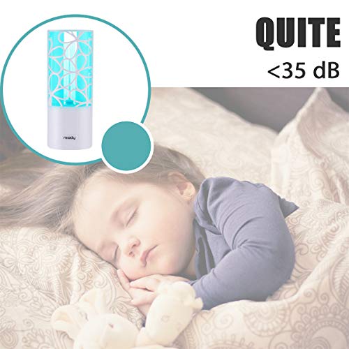 Miady Indoor Insect Sticky Trap, UV Fly Killer Light, Non-Zapper Trap for Effective Control Flying Bug, Fruit Fly, and Gnat in the Home, Includin