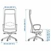 UK Bargain Seller MARKUS Office chair, Vissle dark grey, 62x60x129 cm durable and easy to care for. Office chairs. Desk chairs. Chairs. Furniture