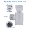 CDIYTOOL Soda Stream Adapter, W21.8-14 to TR21-4 Aquarium Cylinder Refill Soda Stream Adapter with Accessories, Refill Soda Stream Converter for