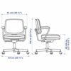 Tok Mark Traders ALEFJÄLL Office chair, Grann golden-brown, 64x64x95 cm durable and easy to care for. Office chairs. Desk chairs. Chairs. Furnitu
