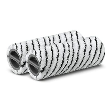 Kärcher Stone roller set for all Kärcher FC and EWM 2 (2-part, washable, lint-free, machine washable at 60 °C, for hard-wearing hard floors, ston