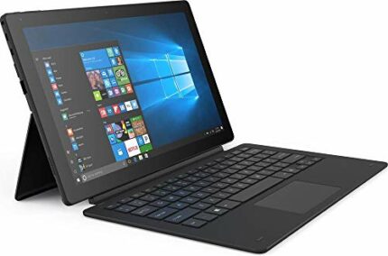 Linx 12X64 - 12.5-inch Tablet with Keyboard Intel Atom x5-Z8350 / 1.44 GHz (1.92 GHz Turbo) Quad Core Processor, 4GB RAM, 64GB Storage, Windows 1