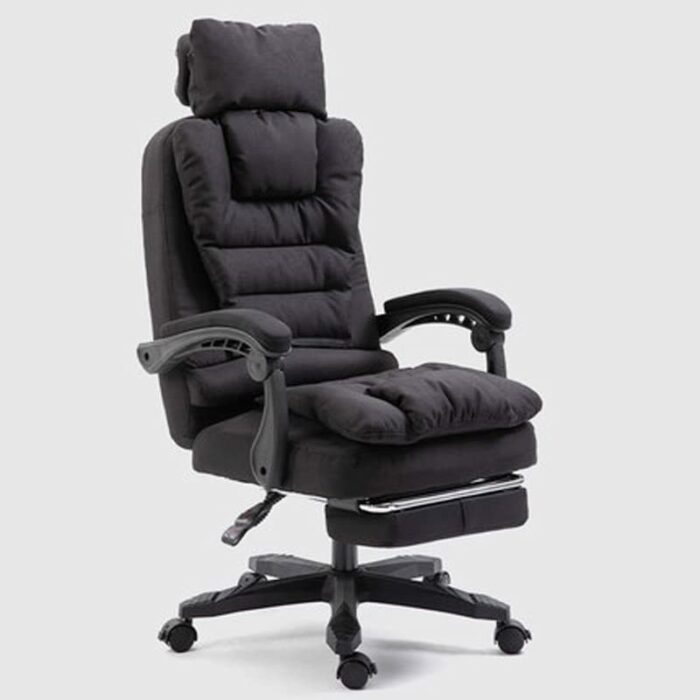 DLOETT Computer Chair Home Fabric Leisure Boss Chair Washable Office Chair Swivel Lift Chairs Massage Recliner