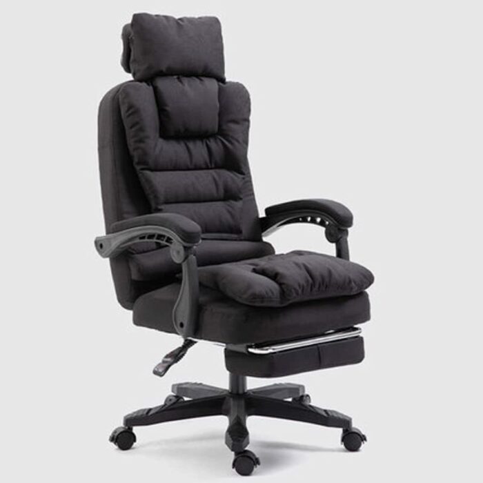 SLNFXC Computer Chair Home Fabric Leisure Boss Chair Washable Office Chair Swivel Lift Chairs Massage Recliner