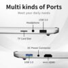 UDKED 15.6 inch Laptops Computer Intel Celeron N5095 FHD 16G RAM SSD Large Screen Bluetooth 5.0 Fingerprint laptop Windows 11 Ultrabook Wi-Fi 2.4